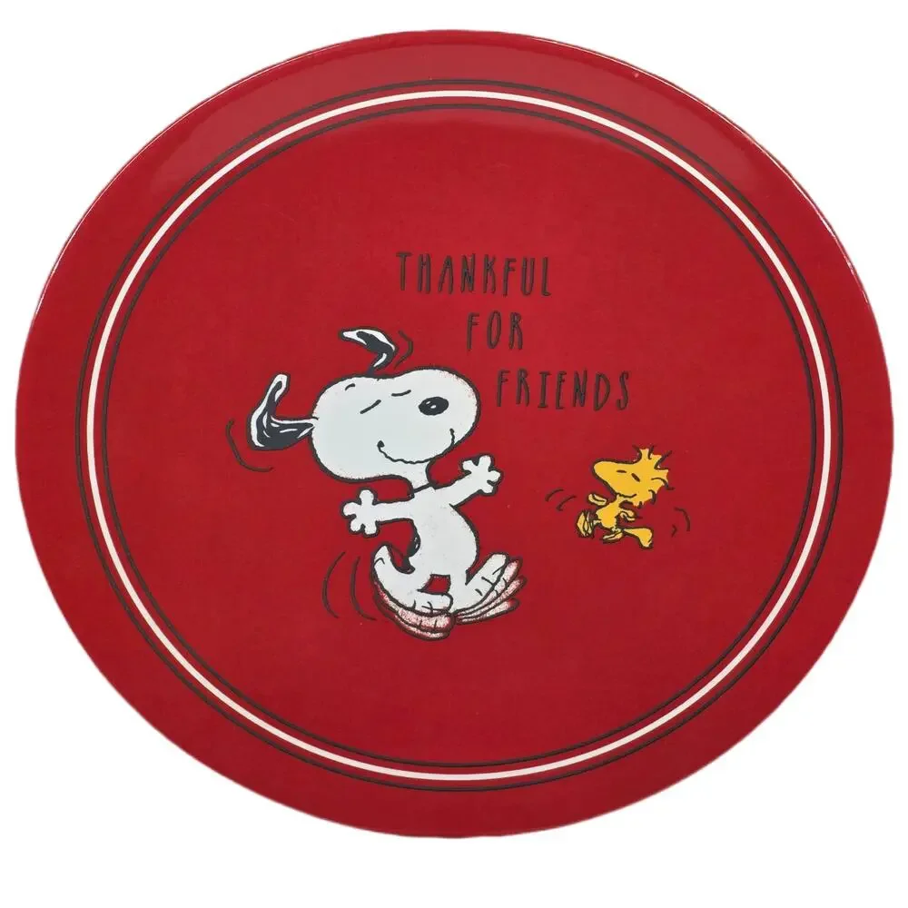 POTTERY BARN KIDS PEANUTS MELAMINE PLATES – SNOOPY & CHARLIE BROWN – SET OF 2